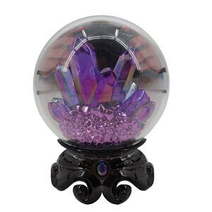 Bath Body Works Purple Crystal Ball Plug In Wallflower Light 2022 Halloween NEW